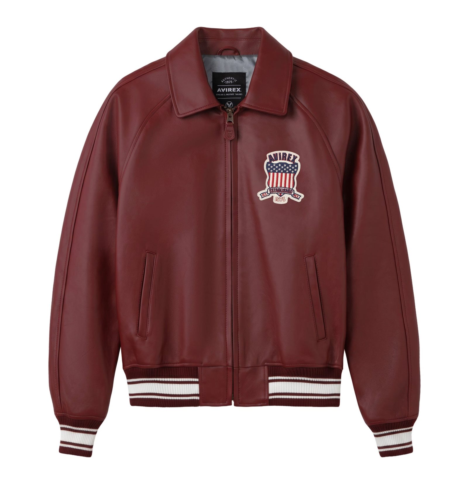 Men's Leather icon OXBLOOD Bomber Jacket (7)