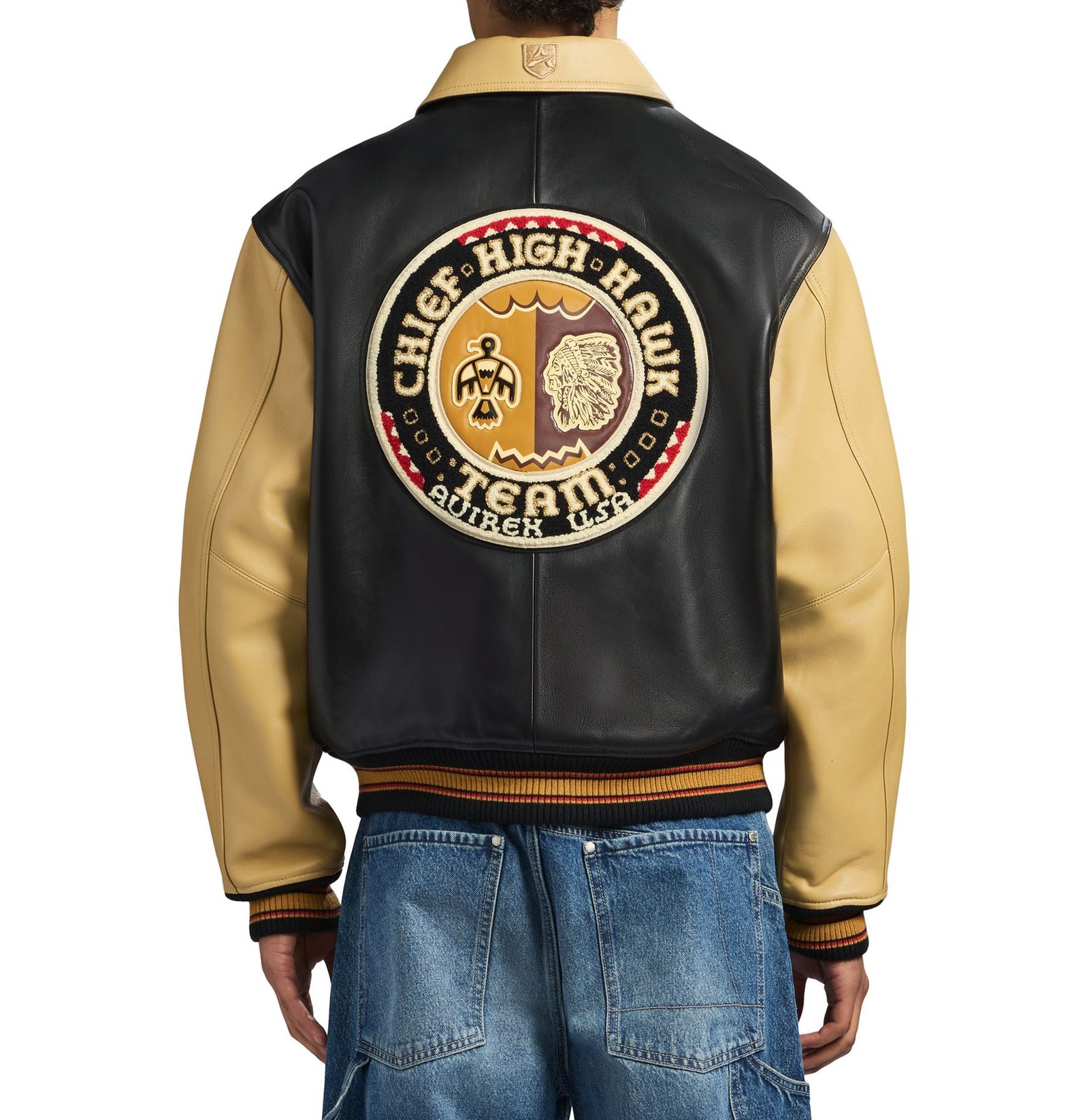 Men's CHIEF HIGH HAWK Varsity Jacket (4)