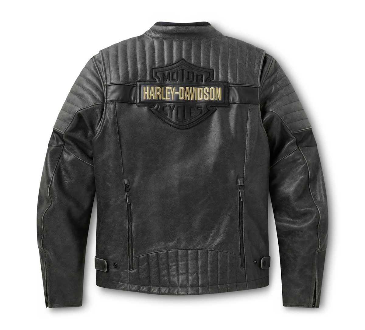 Men's H-D Passing Link III Leather Jacket (7)