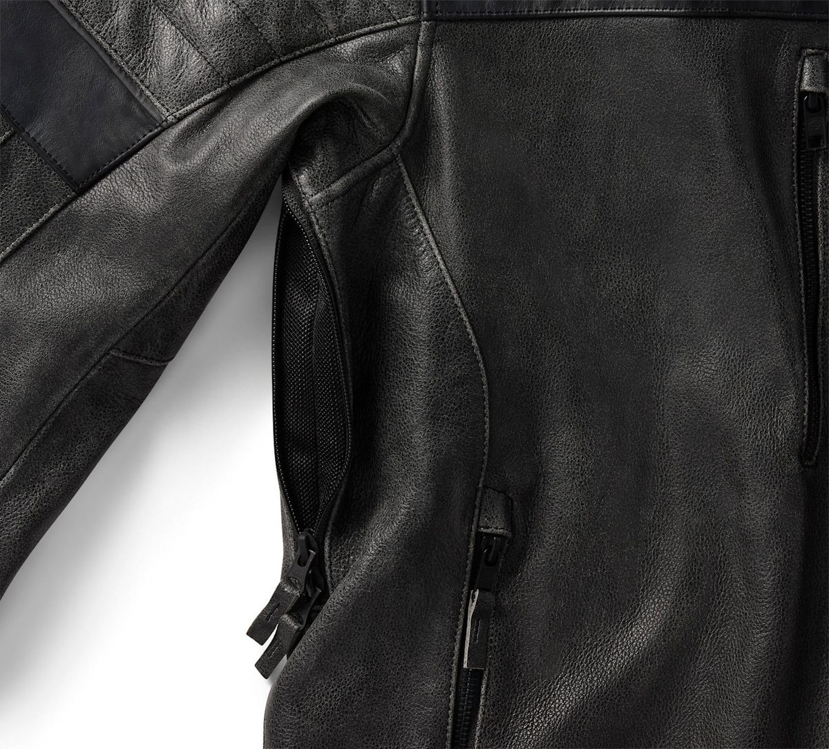 Men's H-D Passing Link III Leather Jacket (5)