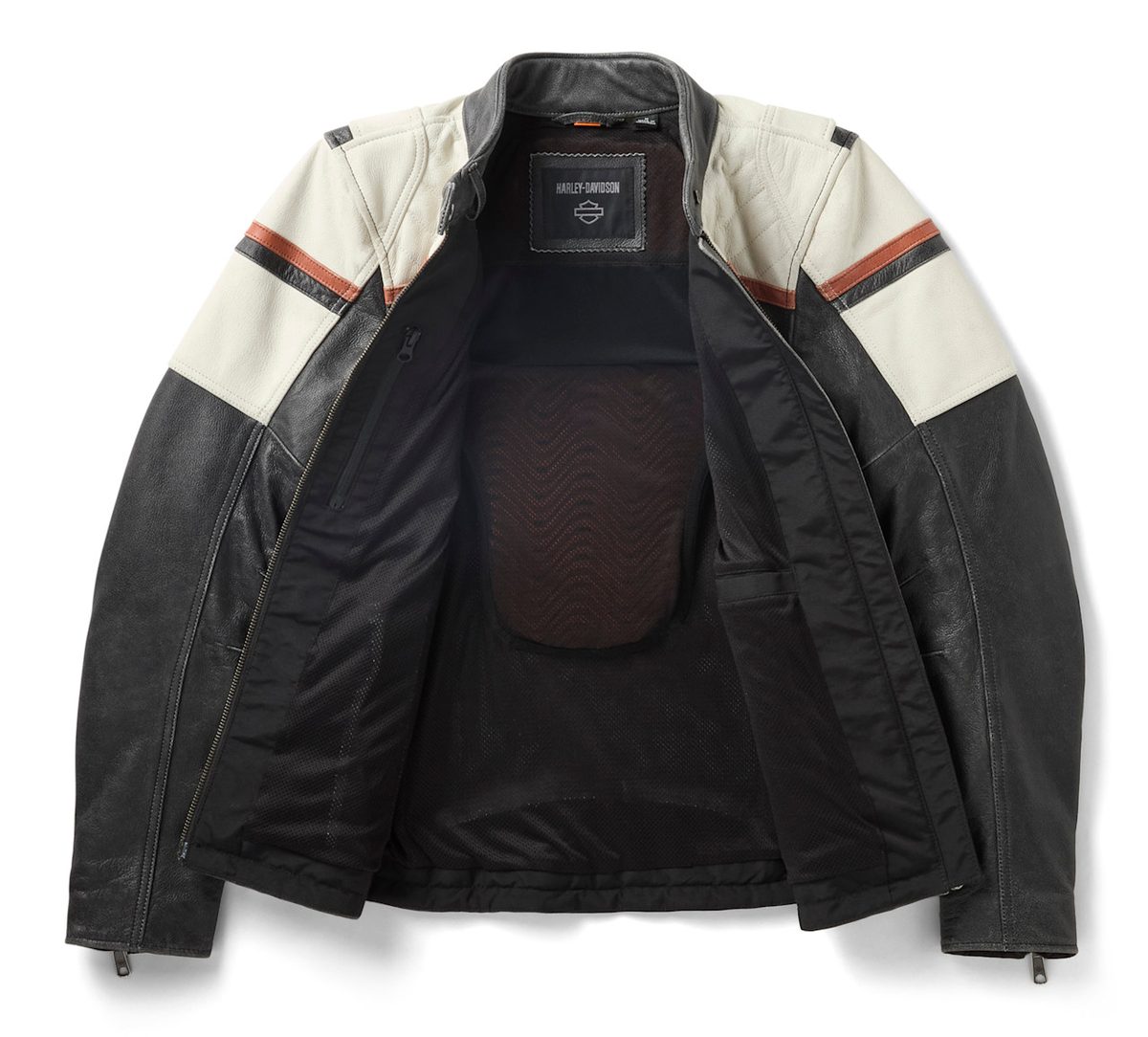 Women's H-D Miss Enthusiast III Leather Riding Jacket (5)