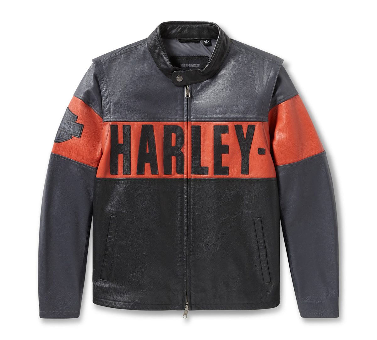 Men's Essential Convertible Leather Jacket (5)