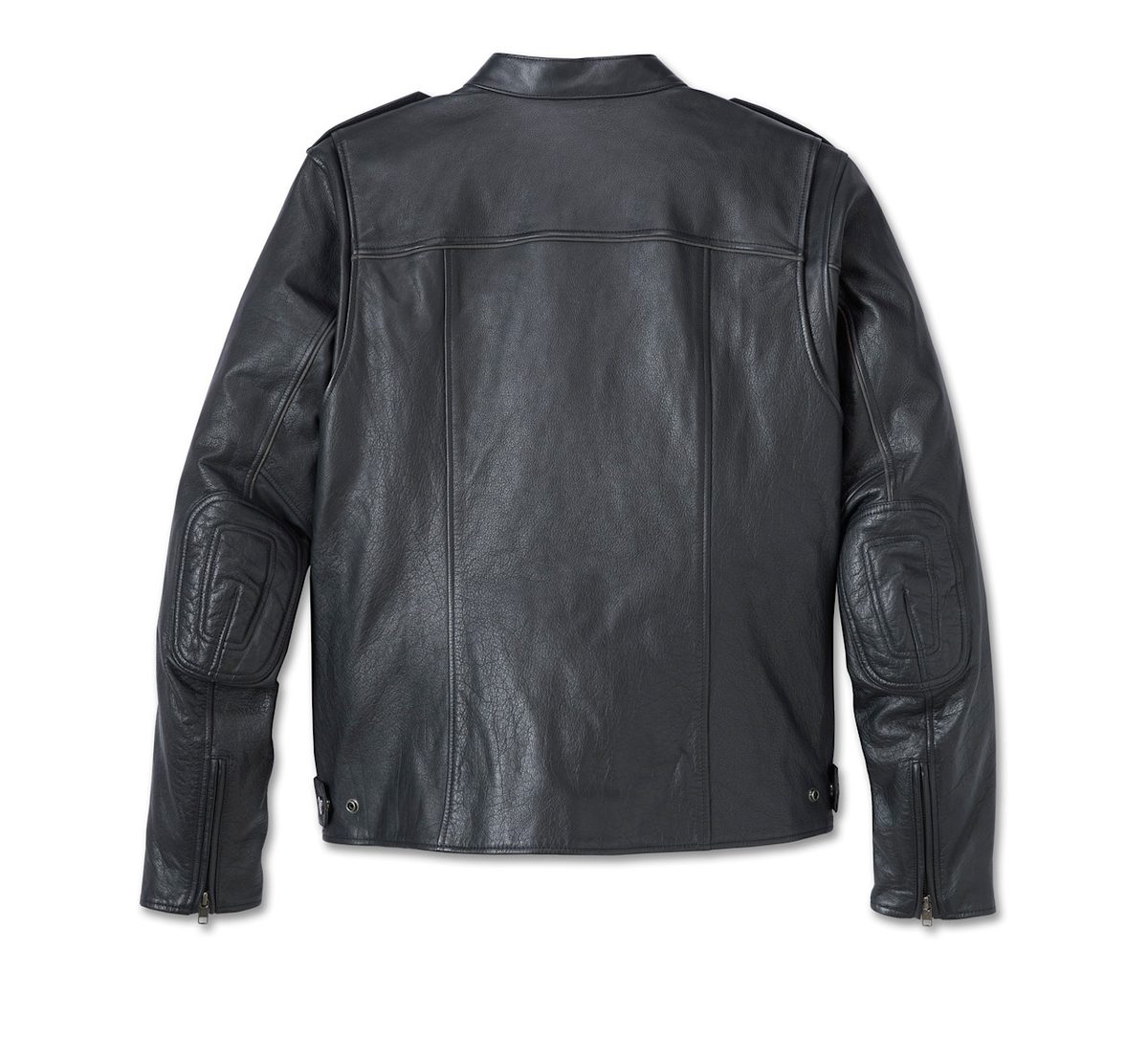 Men's H-D Flex Layering System Captains Leather Jacket Outer Layer (7)