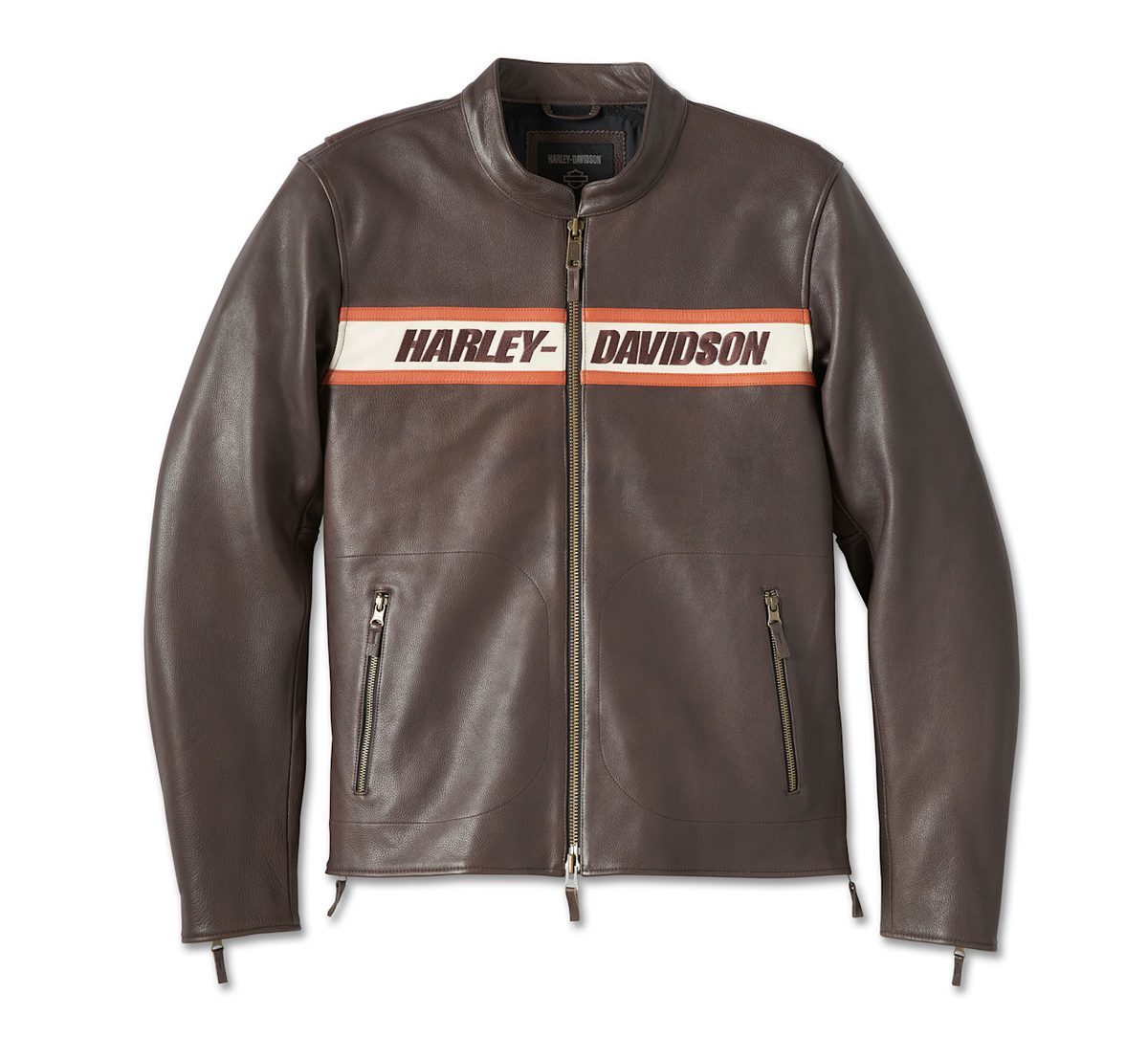 Men's Victory Lane II Leather Jacket - Java (3)
