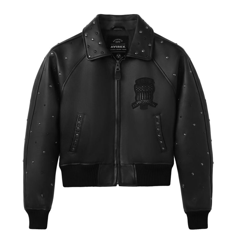 Women's CROPPED STUDDED icon jacket (8)