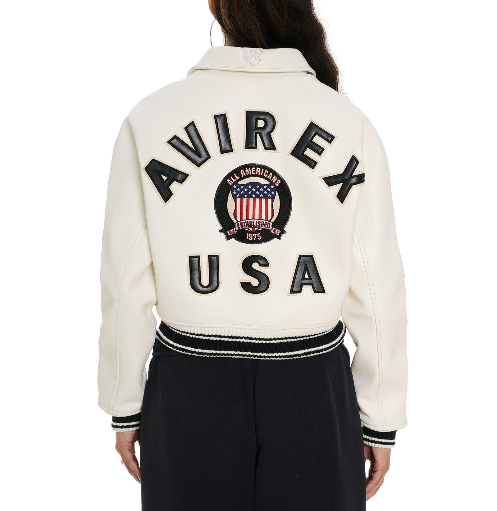 Women's Avirex SNOW WHITE icon jacket (5)