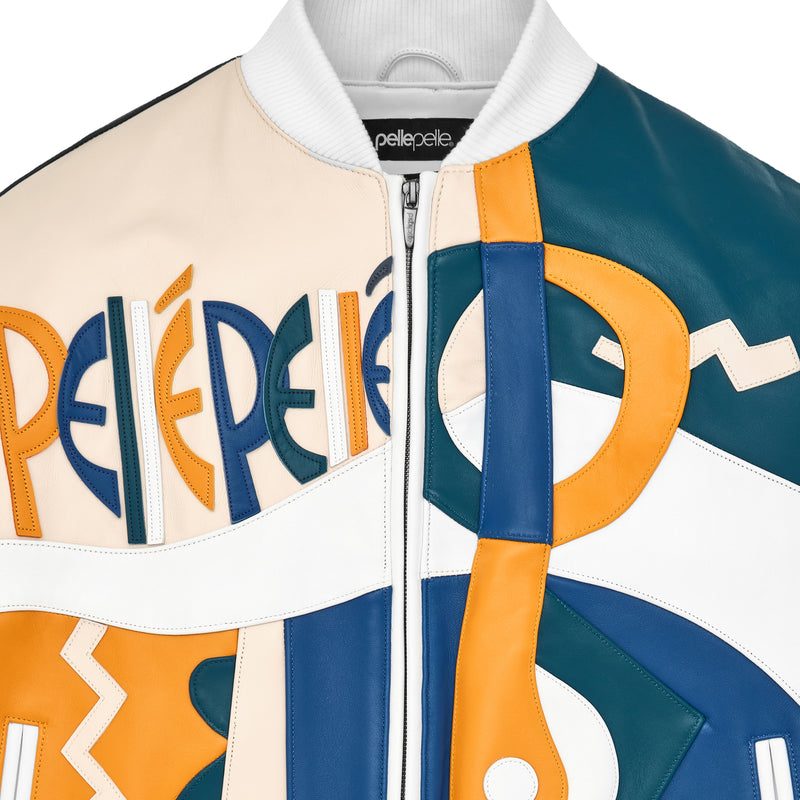 Women's Pelle Pelle White Picasso Leather Jacket | (4)