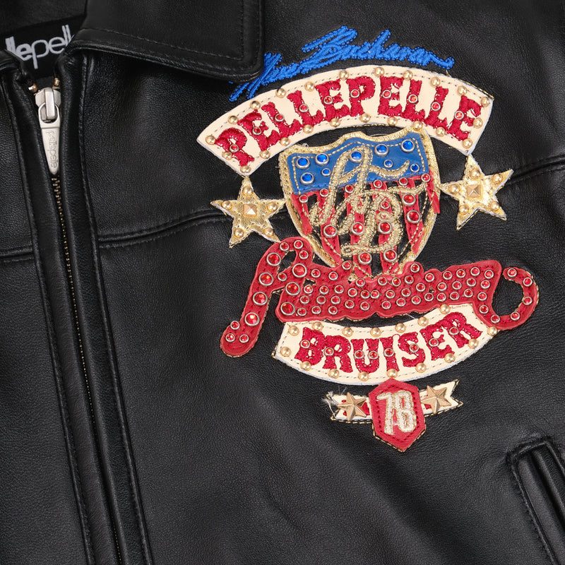 Women's Pelle Pelle American Bruiser Black MB Jacket (5)