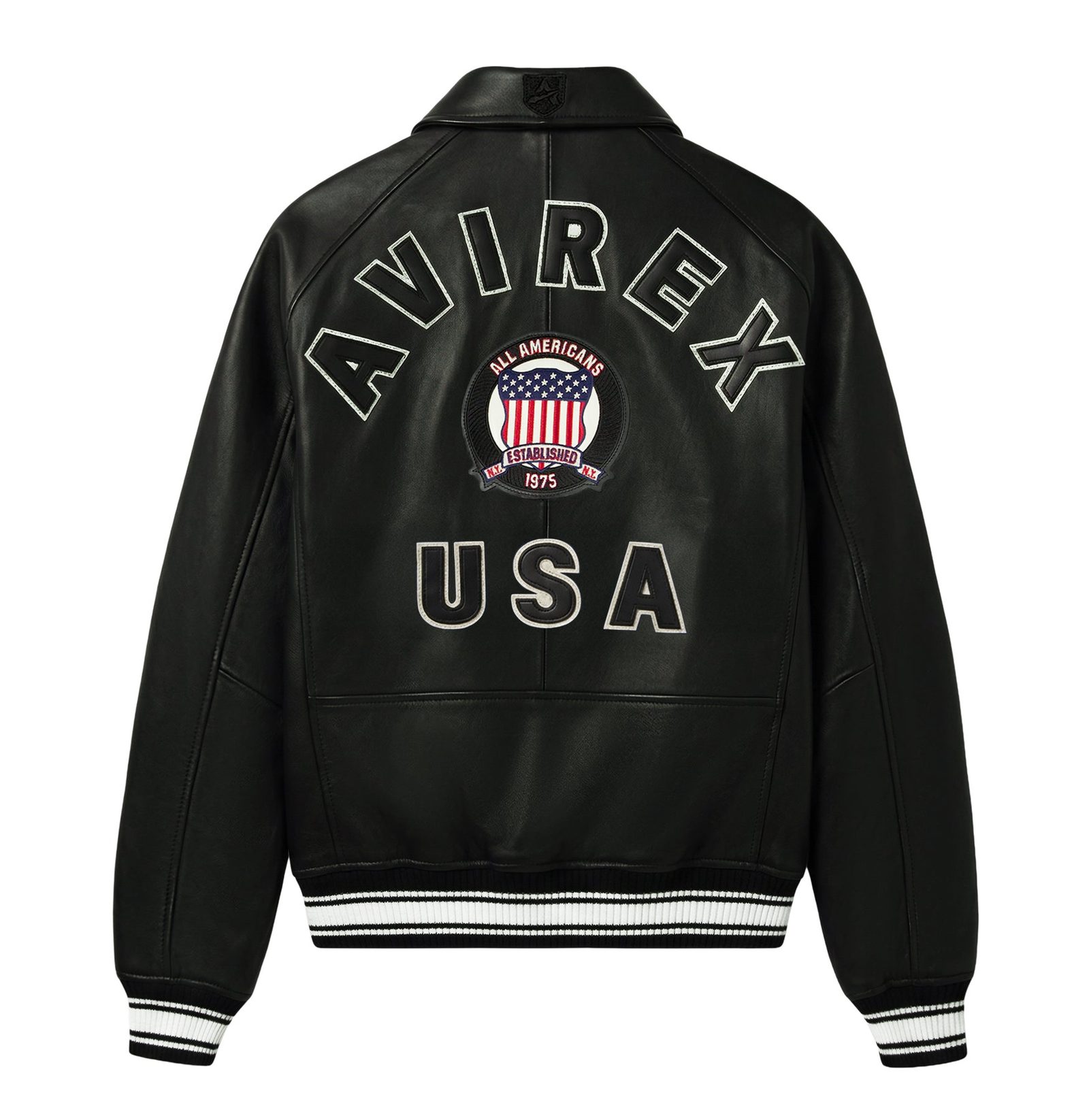 AVIREX BLACK ICON JACKET (7)